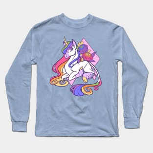 Rainbow Unicorn Long Sleeve T-Shirt